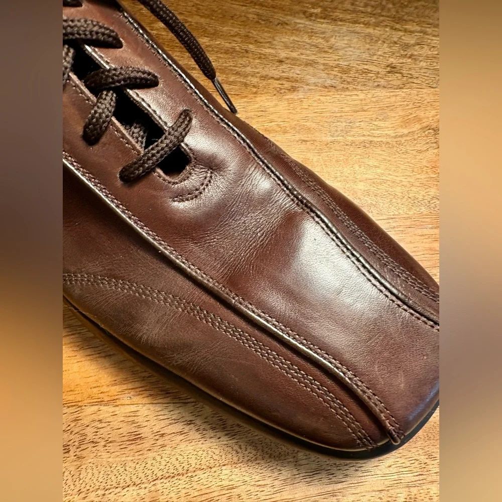 To Boot Dark New York Adam Derrick Made in Italy Brown Leather Oxfords